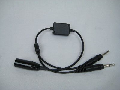 PA88 Military Single Plug to Twin Plug GA Adapter